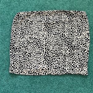 American Eagle women’s cheetah print tube top size medium